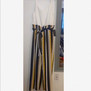 Striped Jumpsuit